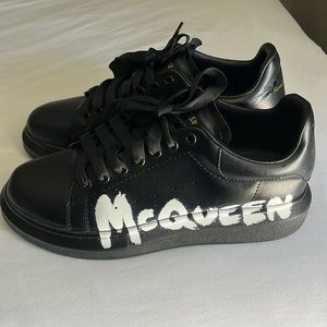 Black on black Alexander McQueens